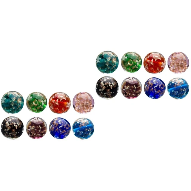 16 Pcs Bracelet Loose Beads Loose Gemstone Beads Necklace Beads Round Beads