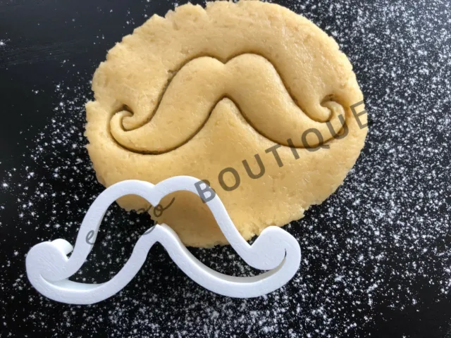 Schnurrbart Keksausstecher 05 | Fondant Kuchen dekorieren | UK Verkäufer 2