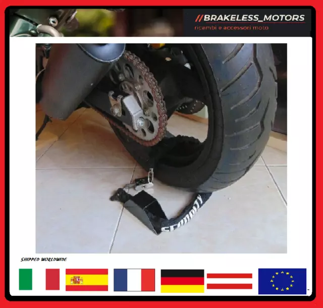 Antifurto Garage Bloccaggio Moto Ancoraggio A Terra Scooter Monopattino Bici