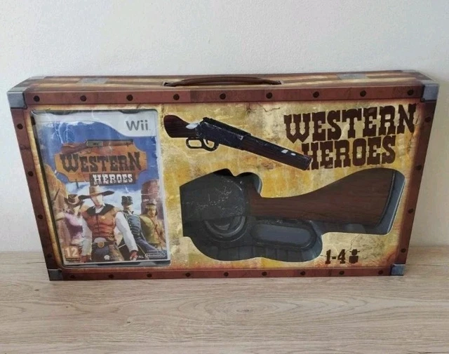 Jeu Hunter’s Trophy 2 + Fusil Western Heroes Bigben – Wii U, Neuf PAL FR