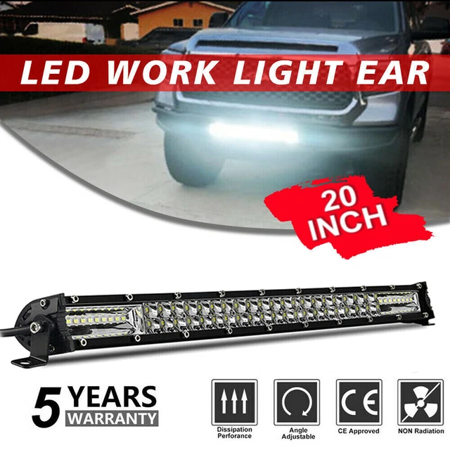 20" inch 2000W  Led Light Bar Dual Row Spot Flood Combo Work UTE Truck SUV ATV