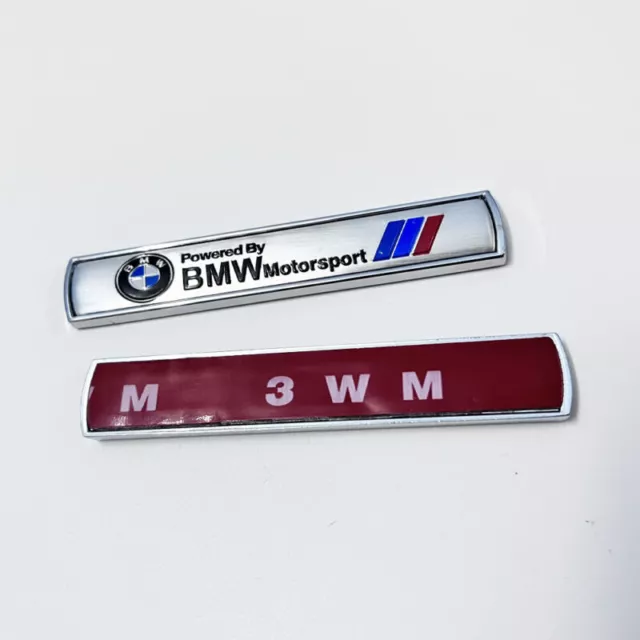 1pcs Voiture Calandre Avant Emblème M Logo Badge Autocollant Pour B-m-w M1  M2 M3 M4 M5 M6 M7 M8 Voiture Style