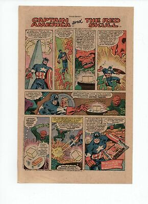 1976 Hostess Twinkies Print Ad Marvel Comics Captain America And The Red Skull