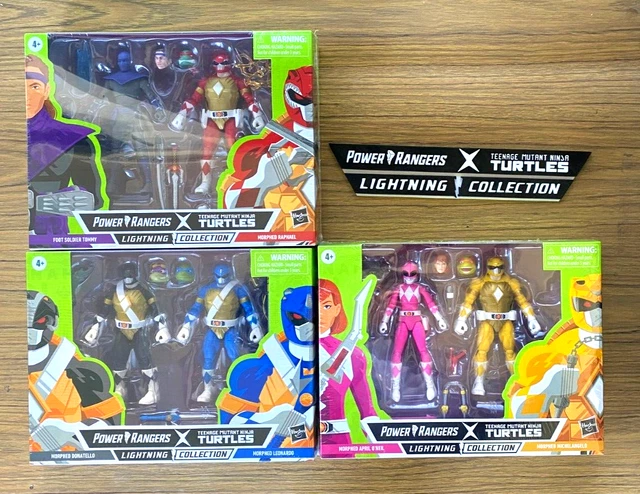 Hasbro - Power Rangers X Teenage Mutant Ninja Turtles Lightning Collection - Lot