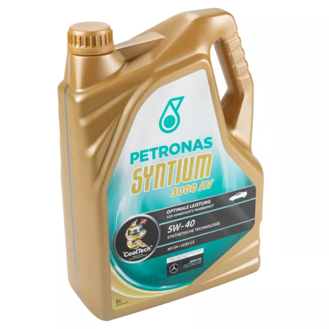 Petronas Syntium 3000 Av Huile Moteur 5W40 5L 5 Litre Acea C3 Api Sn 18284004