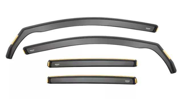 Wind Deflectors For VOLKSWAGEN VW GOLF mk6 Visors 5-doors 2008 to13 4-pcs Tinted