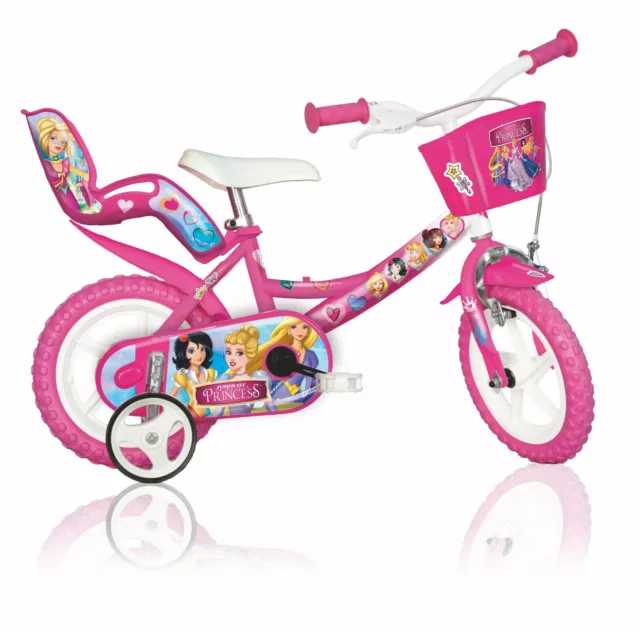 Bici Bicicletta Dino Bikes Princess 3 4 5 Anni Bimba Bambina - 124Rl-Pri