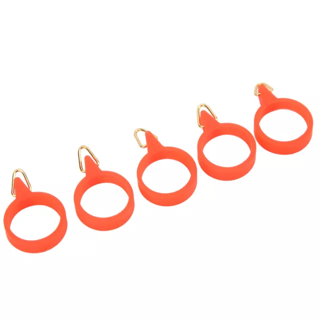 Fishing Rod Ring Hook Simple Operation 5 Pcs Lure Rod Hook Stainless Steel All