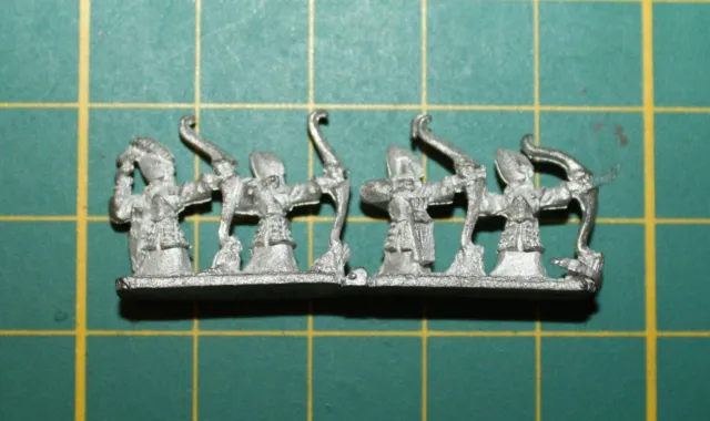 warhammer warmaster Warmaster 4 archers haut-elfes métal non peint