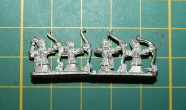 warhammer warmaster Warmaster 4 archers haut-elfes métal non peint