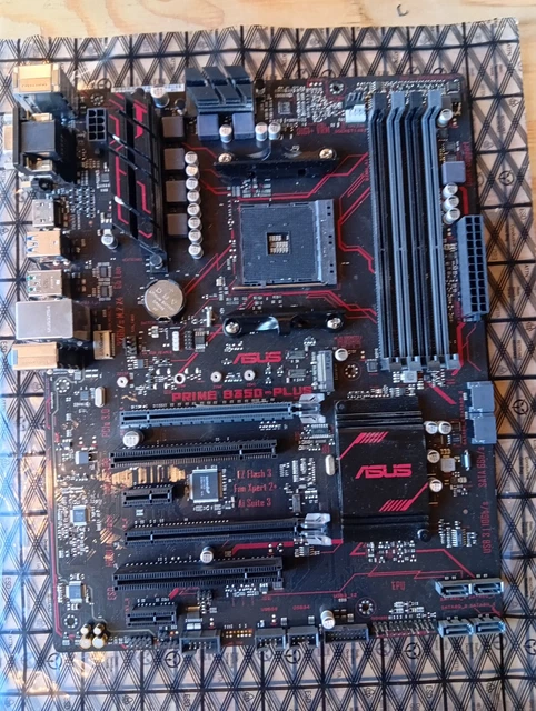 ASUS PRIME B350-PLUS B350 ATX AM4 Motherboard £54.99 - PicClick UK