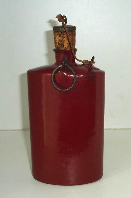 GOURDE VINTAGE BOULE Aluminium & Feutre - Type Scout / Camping - État Superbe EUR 20,00 - FR