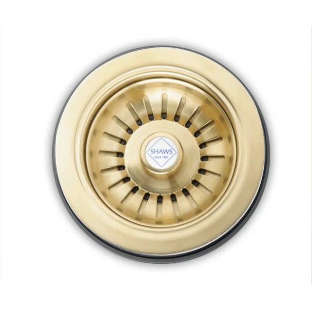 Shaws 90 mm colino cesto bronzo antico rifiuti SHA-BSW-AB