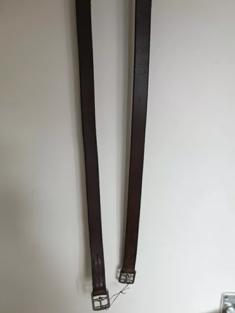 Stirrup Leathers Brown  Hand Made English Leather  60ins