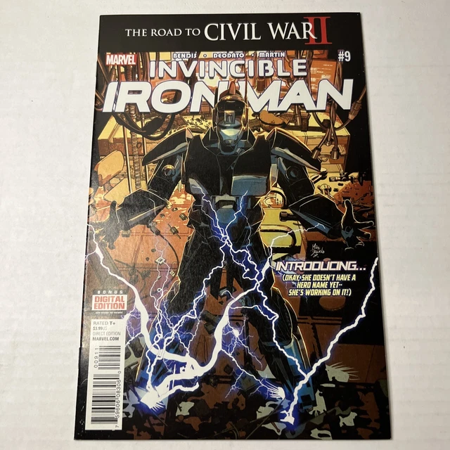 Invincible Iron Man #9 (2016) 1st Riri Williams/Ironheart MCU/Disney+ NM