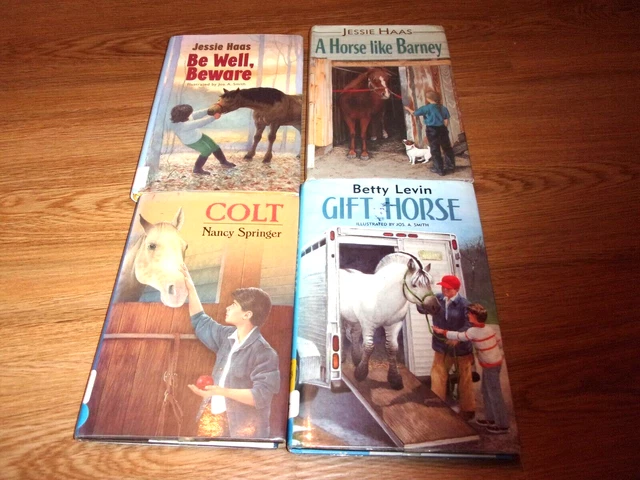 Gift Horse Levin Barney Be Well Beware Haascolt Springer  Horse Book Lot
