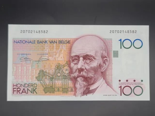 ND (1982-1994) Belgium 100 Francs Banknote - P# 142a