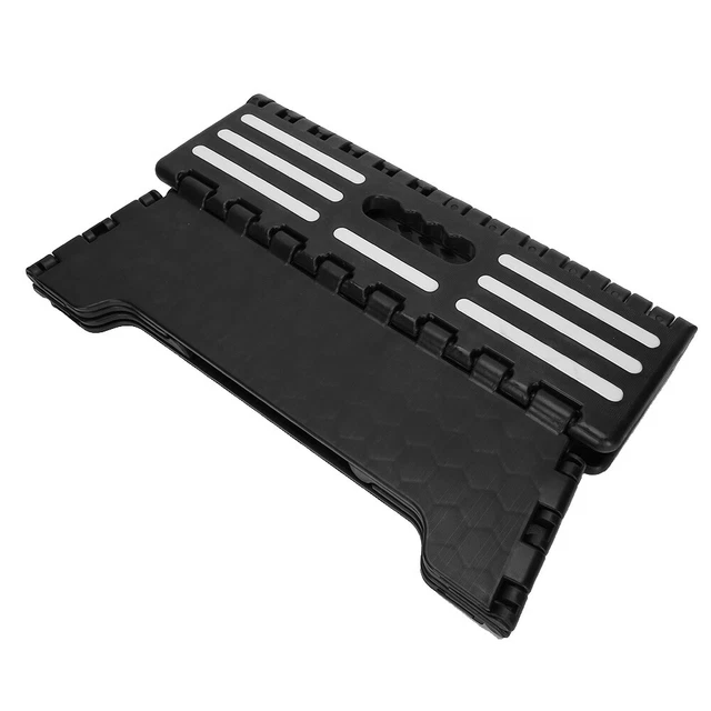 Taburete plegable portátil para exteriores antideslizante asistente de pasos BGS