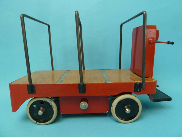 Märklin AEG großer Elektrokarren Bahnsteig Karren ca 1935 Reichsbahn original Märklin AEG großer Elektrokarren Bahnsteig Karren ca 1935 Reichsbahn original