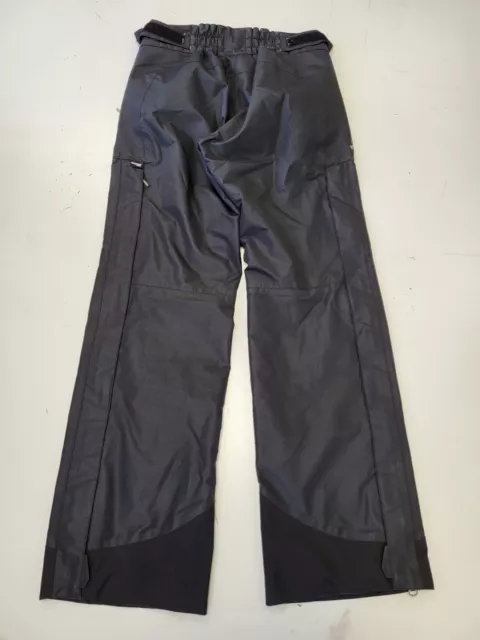 Tt696 Womens Quechua Black Ski Snow Boarding Trousers Uk S 8 W26 L30 3