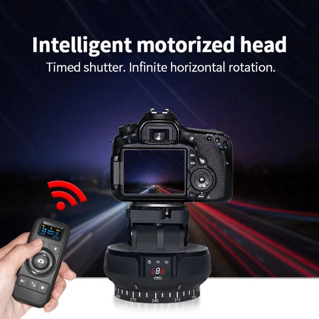 YT-1200 Auto Motorized 360º Rotating Panoramic Stabilizer Head Remote Control Pan Tilt For Phone Camera GoPro VS Zifon YT-1000