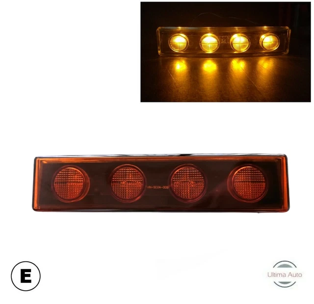 10 Pièces LED Ambre 24V Pour Marquage Latéral Remorque Camion - Feux Clignotants Orange - Neuf Chine