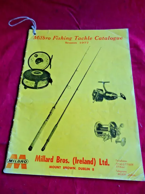 A Scarce Vintage Milbro 1977 Trade Fishing Catalogue (For Dublin Outlet)