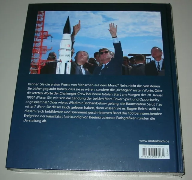 Bildband Raumfahrt Geschichte - Die 100 wichtigsten Ereignisse Buch Neu! 2