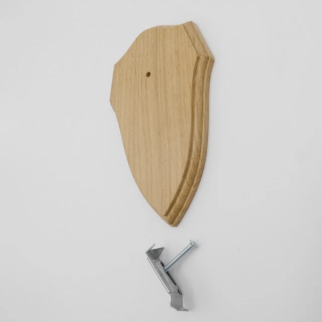 1 Pieza Escudo de Trofeo Forma de Escudo Af 19cmx11cm Claro para Ciervo Con 1 2
