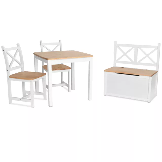 ib style® XEN sièges pour enfants Ensemble table chaises Hauteur de siège: 32 cm