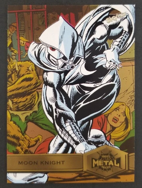 Moon Knight 2021 Skybox Metal Yellow FX Marvel Card #155 (NM)
