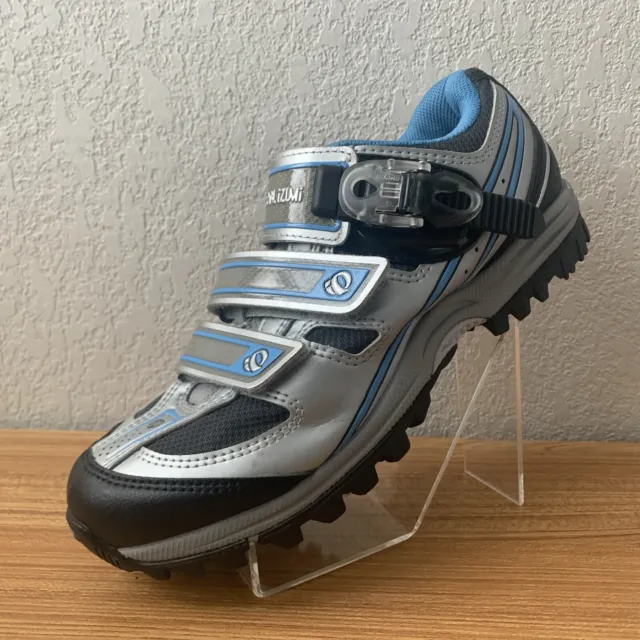 Pearl Izumi Enduro II Women's Mountain Biking Shoes EU40 / US9.5 Gray Black Blue