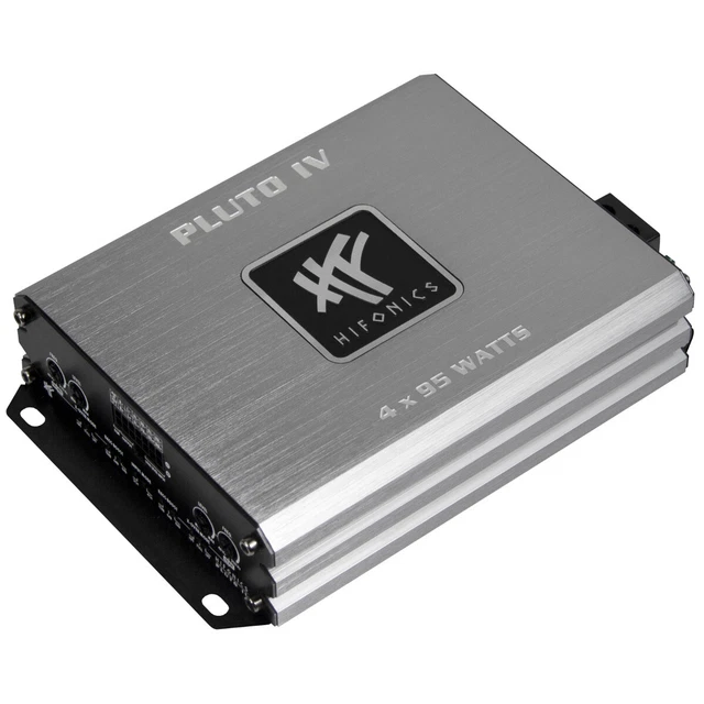 Micro amplificatore 4 canali 380W 2Ohm 166x115x35mm CarHifi HiFonics PLUTO IV