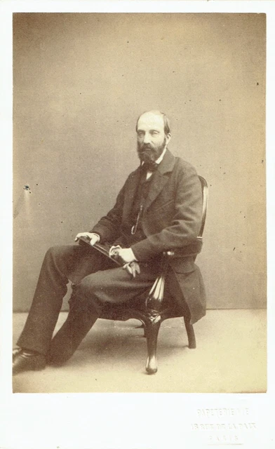 Photographie Vintage CDV - François D'Orléans, Duc De Guise - Tirage Albuminé Vers 1870