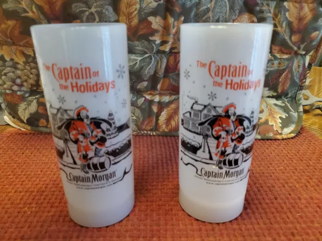 Set of 2 NEW Captain Morgan Plastic Cups/ Tumblers