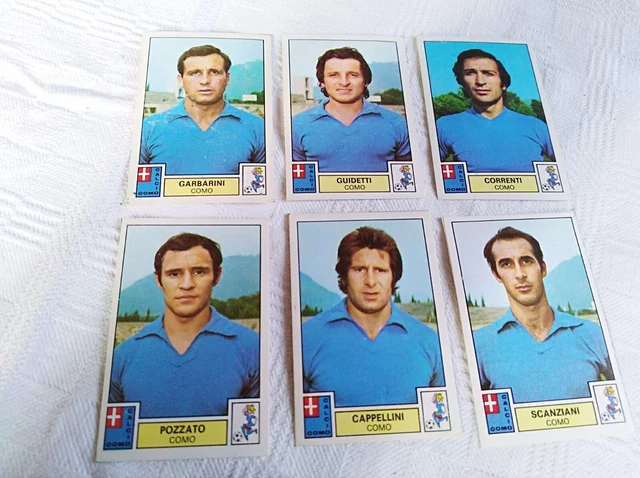 Collection Complète De Figurines Panini Napoli 1975/76 - 17 Figurines Avec Velina, Occasion, Excellent état
