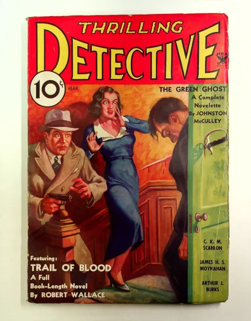 Thrilling Detective Pulp Mar 1934 Vol. 10 #1 GD/VG 3.0