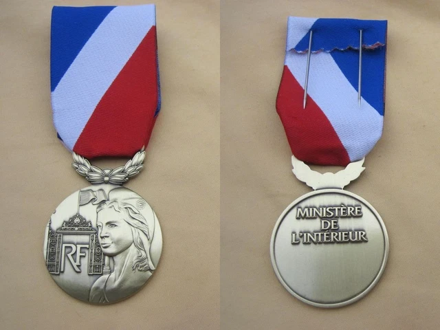 Médaille Bronze réduction Réserviste Volontaire Défense Sécurité Intérieure