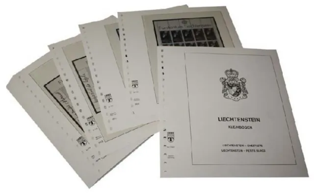 Lindner-T Vordruckblätter T179/97 Liechtenstein Kleinbogen- Jahrgang 1997 bis 19