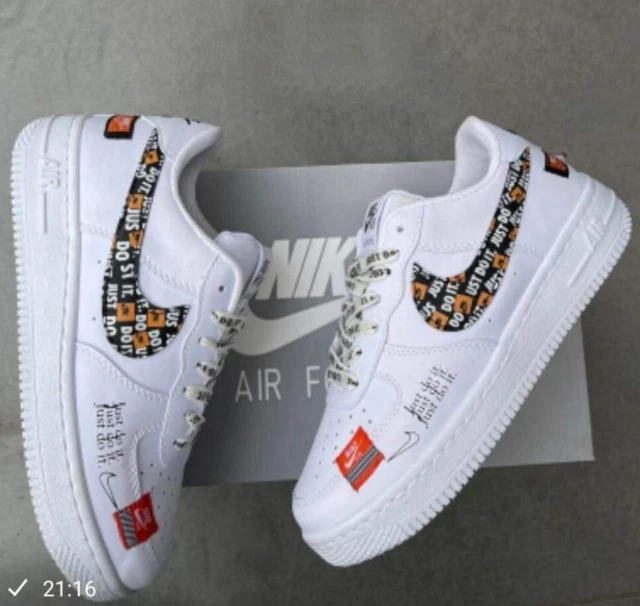 Air force one just do it bianche sale