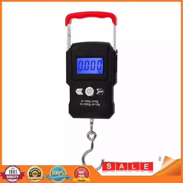 Portable Mini 50kg Weighting Electronic Scales Travel Luggage Scale with Hook