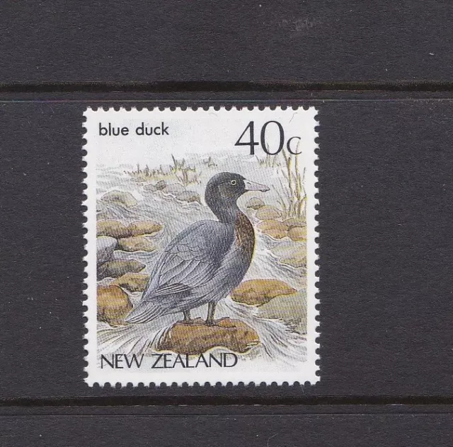 NEW ZEALAND 1985 (1987) Blue Duck 40c Definitive MNH Bird Duck SG1289