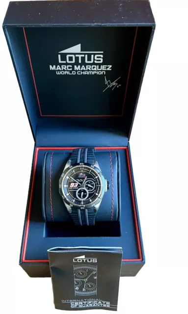 Reloj lotus marc sales marquez edicion limitada azul