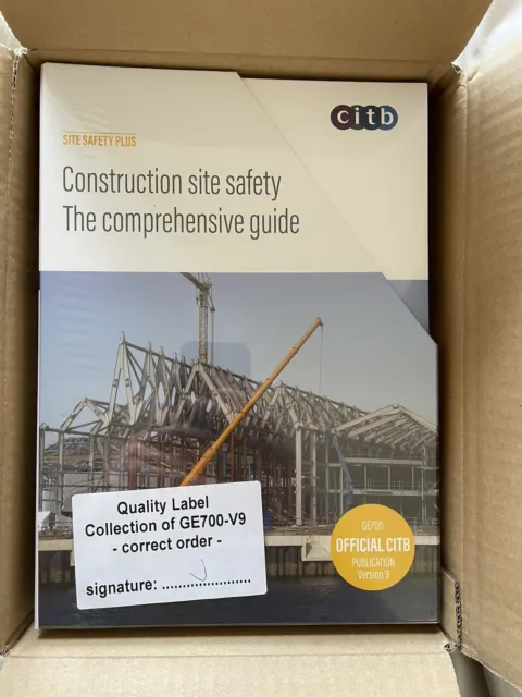 Construction site safety- The comprehensive guide: Version 9 GE700 New CITB 2022