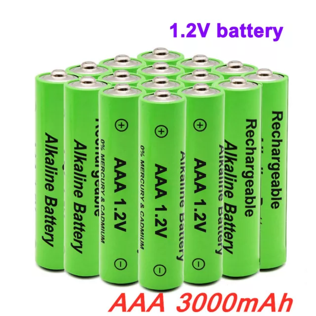 Confezione 4/8/12 Batteria Luce Solare Ricaricabile AAA 3000mAh NI-MH 1,2 V Batterie