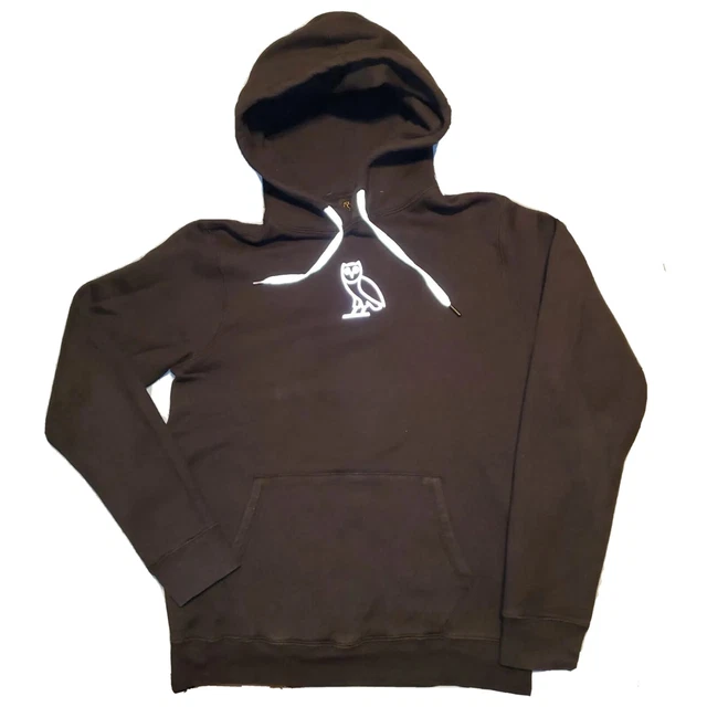 OVO 3M Reflective Owl Black Pullover Hoodie Sz MEDIUM Drake Octobers Very Own