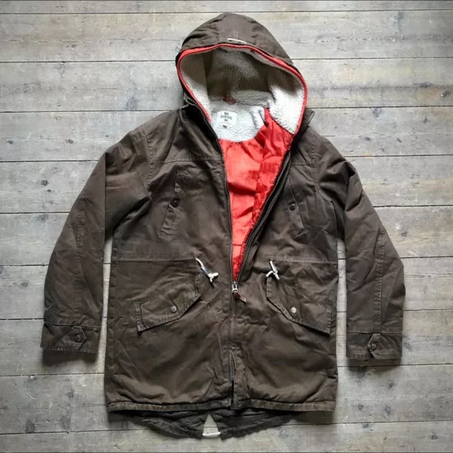 BELLFIELD TETHRA MOUNTAIN Expedition Parka Coat Technical Fur Trim