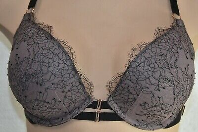 Nouveau Victoria's Secret soutien-gorge 34D Bleu sarcelle vif dentelle 
