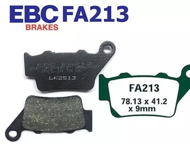 EBC Garnitures De Frein FA213 pour BMW Honda F G HP4 S CB NX 500 650 800 1000