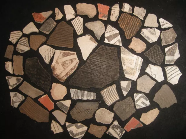 Arizona Anasazi Pottery Shards Prehistoric Indian Artifacts *FREE SHIPPING* #579